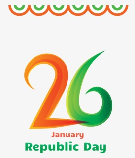 Transparent India Republic Day Text Font Logo For 26, HD Png Download, Free Download