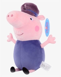 Pig Peggy Peppapig Plush Toys Genuine Pink Pig Little - Peppa Pig Grandpa Pig Toys, HD Png Download, Free Download