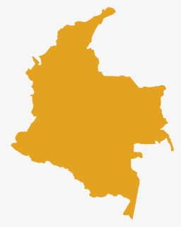 Colombia Capital Map , Png Download - Colombia Flag On Country Png, Transparent Png, Free Download