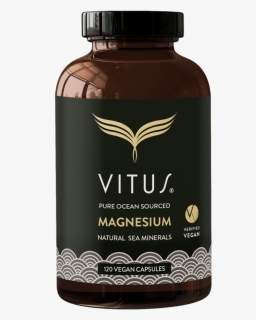 Vitus Magnesium 120 Capsules - Dietary Supplement, HD Png Download, Free Download