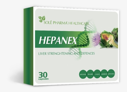 Hepanex-n30 - Гепанекс Капс 490 Мг № 30, HD Png Download, Free Download