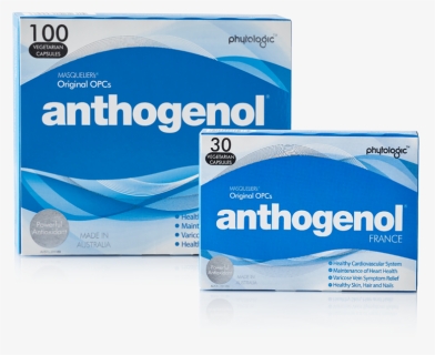 Anthogenol Capsules Products - Packaging And Labeling, HD Png Download, Free Download