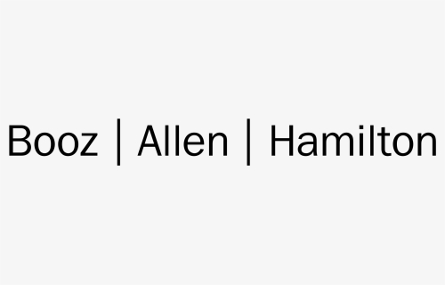 Booz Allen Hamilton Logo Black And White - Booz Allen Hamilton Logo Transparent, HD Png Download, Free Download