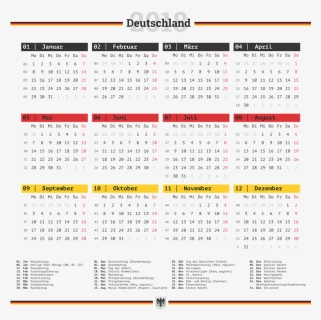 2021 Year Calendar Monday Start, HD Png Download, Free Download