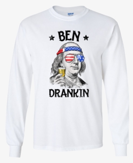 4th Of July Shirts For Men Ben Drankin Benjamin Franklin - Benjamin Franklin 4th Of July, HD Png Download, Free Download