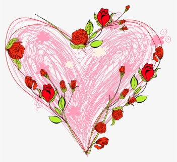 #heart #love #scribble #doodle #valentinesday #ftestickers - Heart, HD Png Download, Free Download