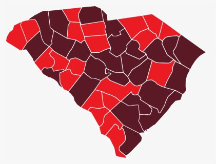 Cov#19 Cases By Counties Of South Carolina - Covid 19 Cases In South Carolina, HD Png Download, Free Download