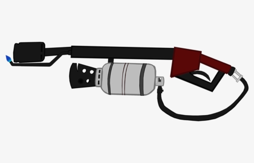 Pyro Transparent Flamethrower - Flamethrower Clipart Transparent, HD Png Download, Free Download