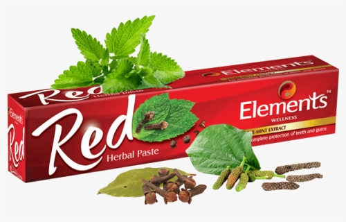 Elements Red Herbal Toothpaste, HD Png Download, Free Download
