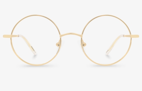 Golden Round Glasses, HD Png Download, Free Download