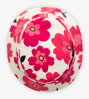 Load Image Into Gallery Viewer, Floral Bucket Hat Fuchsia - Circle, HD Png Download, Free Download