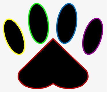 Paw With A Heart My Pet Mat - Circle, HD Png Download, Free Download