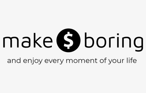 Make Money Boring Logo Black - Circle, HD Png Download, Free Download