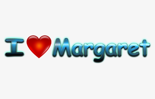 Margaret Love Name Heart Design Png - Heart, Transparent Png, Free Download