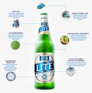 Star Lite Bottle - Castle Lite Beer Nigeria, HD Png Download, Free Download