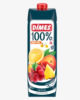 Di̇mes Premium 100% Mix Fruits - Dimes Premium Apple Juice Ingredients, HD Png Download, Free Download