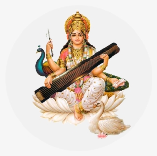 Saraswati Puja - Saraswati Mata Png Hd, Transparent Png, Free Download