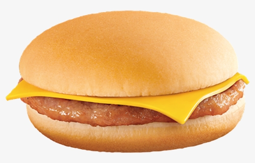 Cheese Burger Png - Simple Hamburger With Cheese, Transparent Png, Free Download