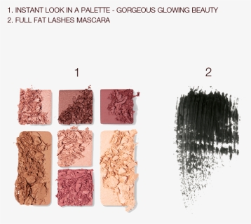 Gorgeous Glowing Makeup Kit Swatch Shot - Charlotte Tilbury Instant Look In A Palette Stoned, HD Png Download, Free Download