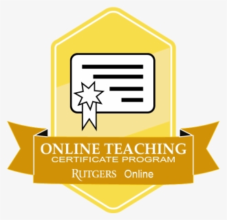 Rutgers Online Teaching Certificate, HD Png Download, Free Download