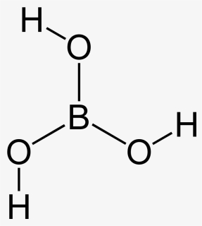 Structure Boric Acid, HD Png Download, Free Download