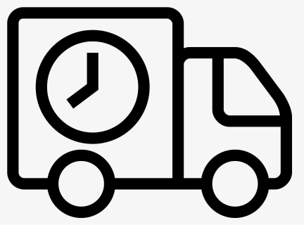 Shipping Clip Art Black And White , Png Download - Icon In Transit Png ...