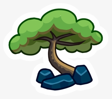 Savanna Tree Pin Icon - Club Penguin Tree Pin, HD Png Download, Free Download