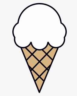 Vanilla Ice Cream Cone Clip Art, HD Png Download, Free Download