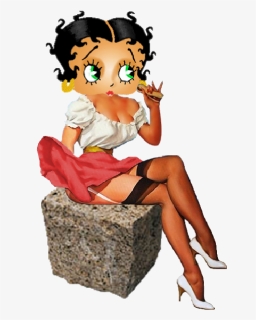 Christmas Betty Boop Clipart - Betty Boop Cut Background, HD Png Download, Free Download