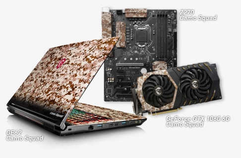 Msi Camo Squad Laptop, HD Png Download, Free Download
