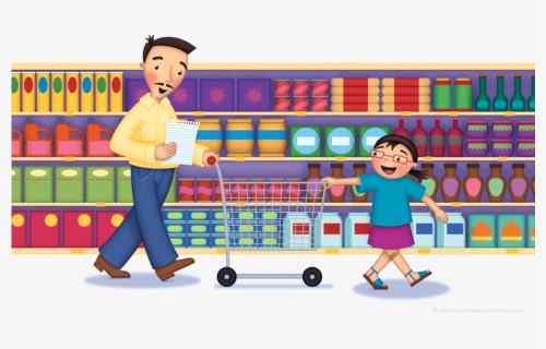 Grocery Store , Png Download - Grocery Store Cartoon Png, Transparent Png, Free Download
