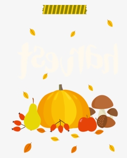 Transparent Autumn Harvest Festival Harvest Food Yellow - Pumpkin, HD Png Download, Free Download