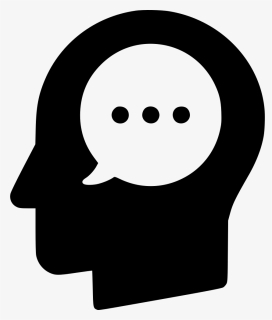 Message Head Think Sms Communication Monologue User - Money Head Icon, HD Png Download, Free Download