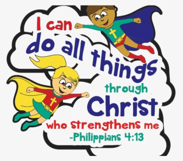 I Can Do All Things Clipart Picture Freeuse Download - Can Do All Things Through Christ Clipart, HD Png Download, Free Download