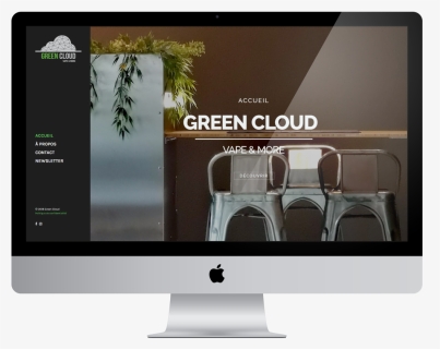 Green Cloud Vape Shop Monthey - Imac 21.5 Inch Computer, HD Png Download, Free Download