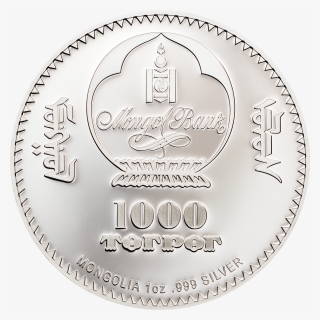 Mongolia - 2019 - 1000 Togrog - Karl Marx - Silver Coin, HD Png Download, Free Download