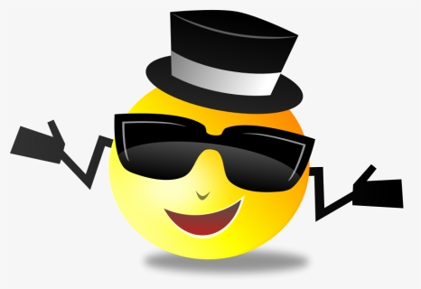Smiley Face With Top Hat, HD Png Download, Free Download