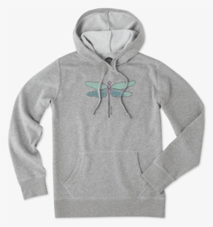 Women"s Print Pattern Dragonfly Hooded Sweatshirt - Hoodie, HD Png Download, Free Download
