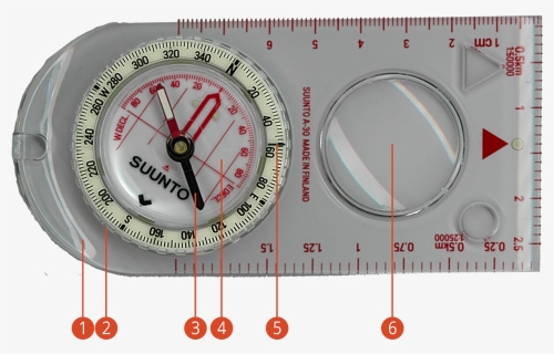 Compass - Declination Marks On A Compass, HD Png Download, Free Download