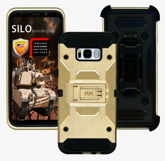 Samsung Galaxy S8 Plus Mm Silo Rugged Case Gold - Smartphone, HD Png Download, Free Download