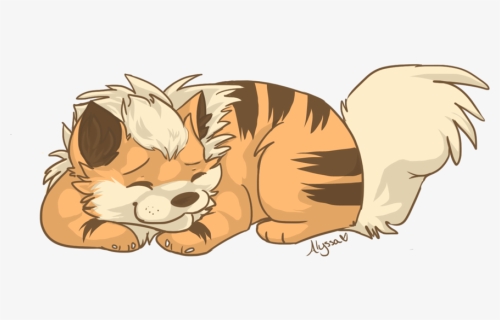 Growlithe Chibi By Snookiepup-d4r3orv - Cute Growlithe, HD Png Download, Free Download