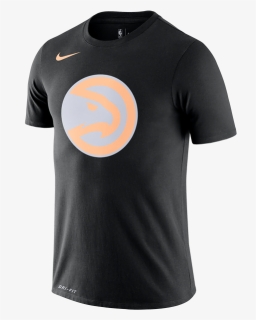 Nike Nba Atlanta Hawks Logo Dry Tee - T Shirt Chicago Bulls Nike Noir, HD Png Download, Free Download