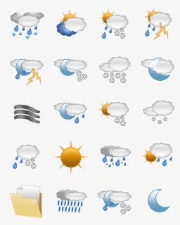 Yahoo Weather Icons Png - Weather Icons Transparent, Png Download, Free Download