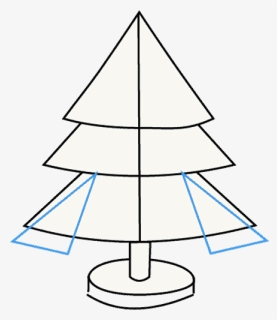 How To Draw Christmas Tree - Sail, HD Png Download, Free Download
