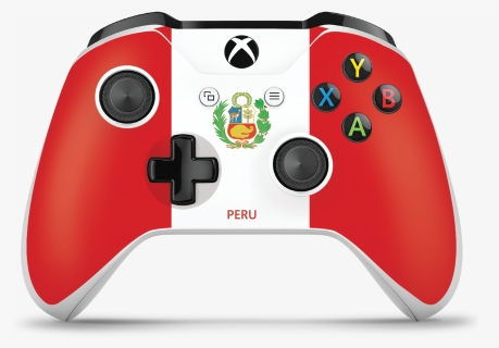 Xbox One Peru Flag Controller Skin - Mexican Flag Xbox Controller, HD Png Download, Free Download