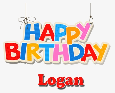 Logan Happy Birthday Name Png - Adi Birthday, Transparent Png, Free Download