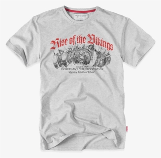Da T Riseofthevikings-ts115 Grey - T-shirt, HD Png Download, Free Download