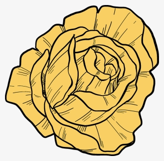 Yellow Rose Clipart - Floribunda, HD Png Download, Free Download