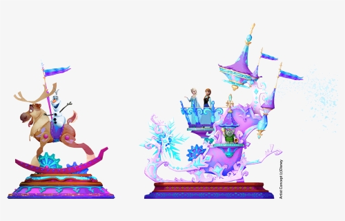 Disneyland Clipart Disney Parade - Frozen Float Disneyland Paris, HD Png Download, Free Download