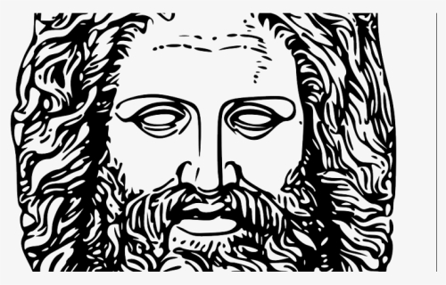 Zeus Checks Prayer Queue Just In Case - Statue Of Zeus Drawing, HD Png Download, Free Download